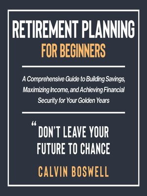 cover image of Retirement Planning for Beginners